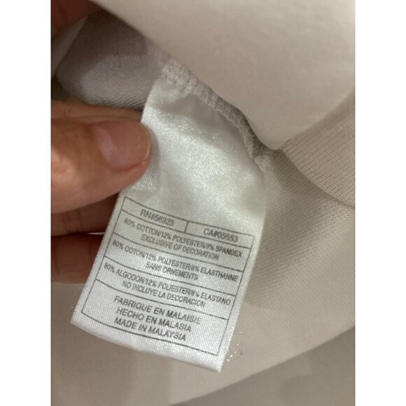 Nike Air Jacket Womens Athletic Hoodie White Size Large multicolor logo letters - Picture 8 of 9